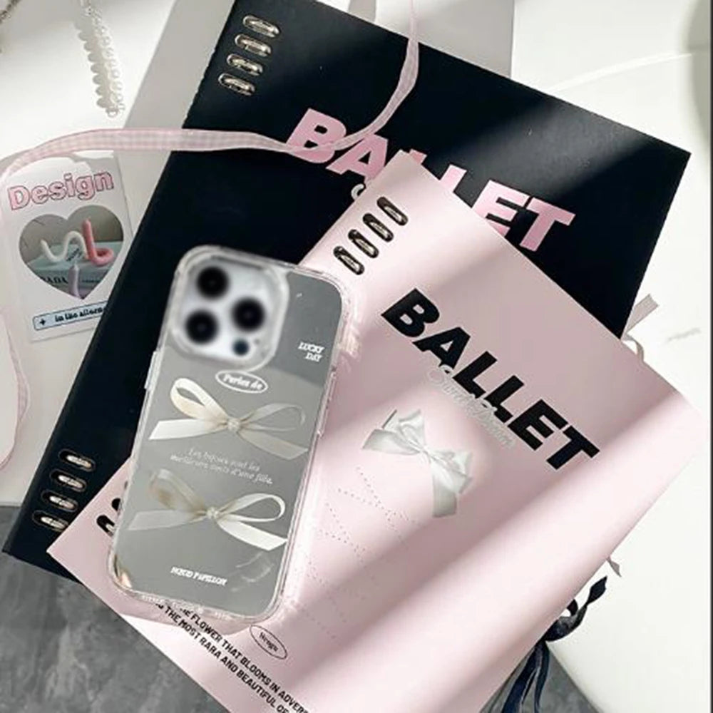 A5 Loose-Leaf Notebook Bow Detachable Notebook Binder Lined Book Spiral Note Book School Student Supplies