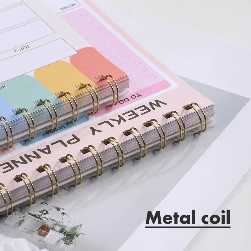 2024 Weekly Planner Notebook 52 Weeks Schedule Notepad To Do List Memo Pad Agenda Diary Organizer School Office Supplies