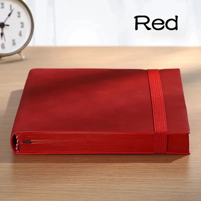 256 pages Sheepskin A5 Notebook Notepad Diary Business Journal Planner Agenda Organizer Note Book Office School Supplies