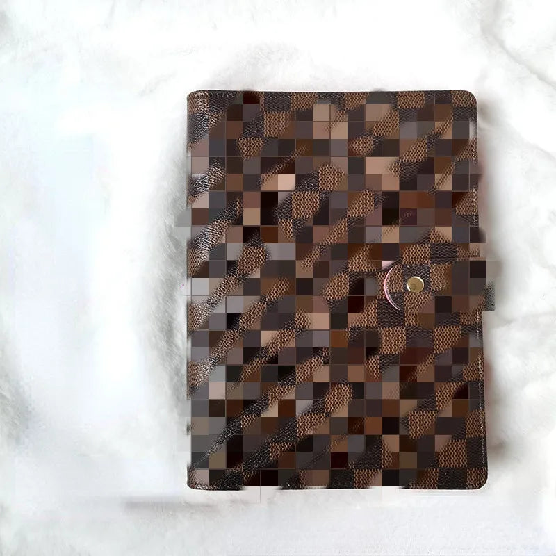 2025 Diary Laser Gitter A5/A6 PU Loose-Leaf Cover Binder Dairy Notebooks Hard Cover Refill Journal Travelers Leather Cover
