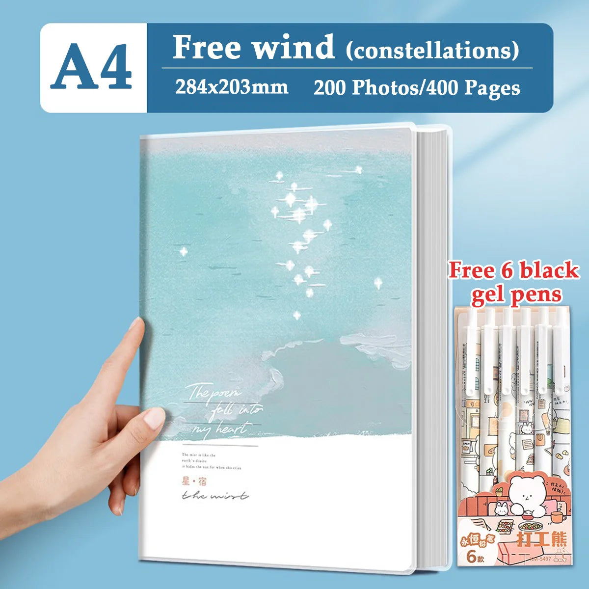 A4/B5 Thick Rubber Sleeve Notebook for Students To Take The Postgraduate Entrance Examination. School Office Stationery Notebook