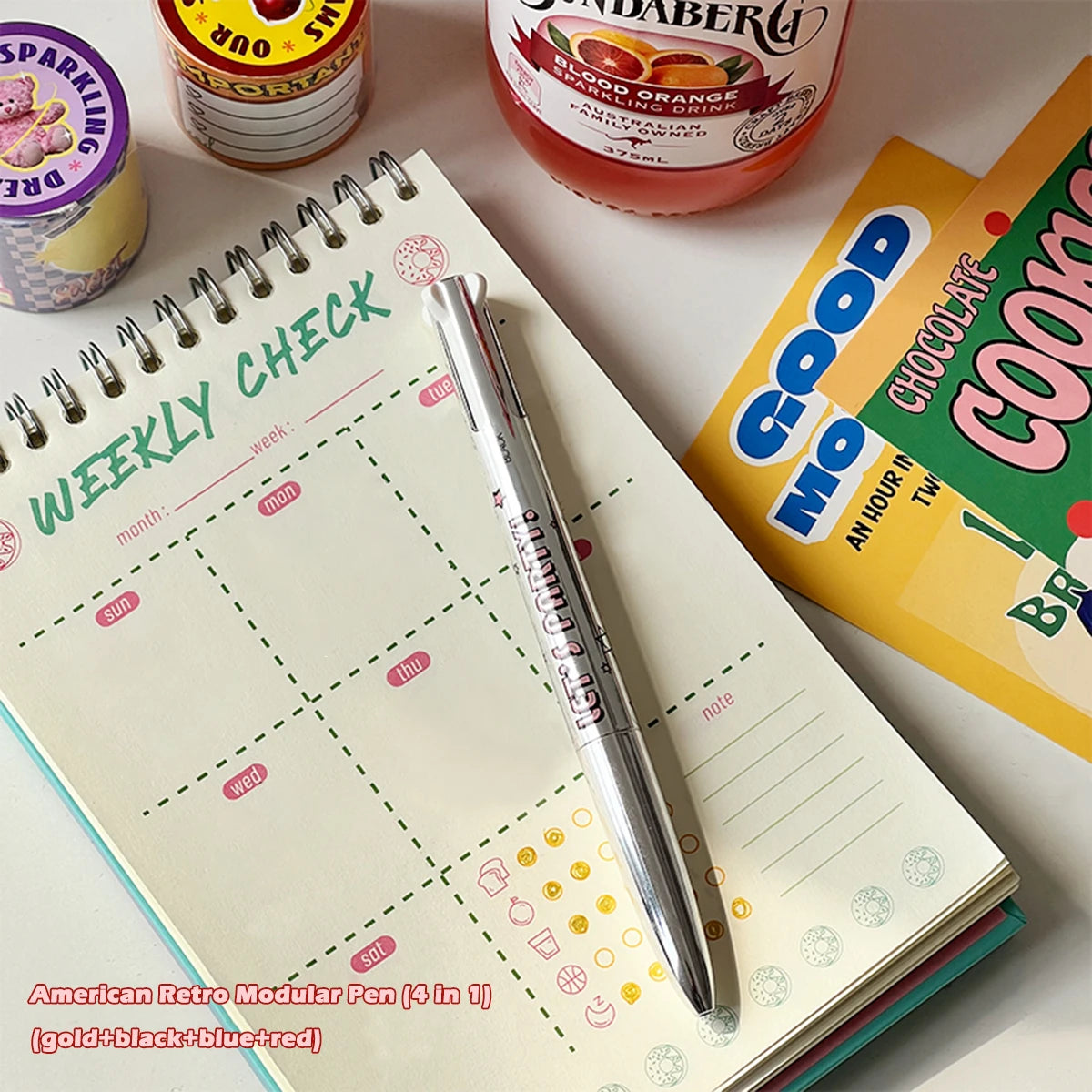 Daily/Weekly Coil Planner 120 Sheets Agenda Diary Supplies 2023 Study School Supplies for Students Back to School