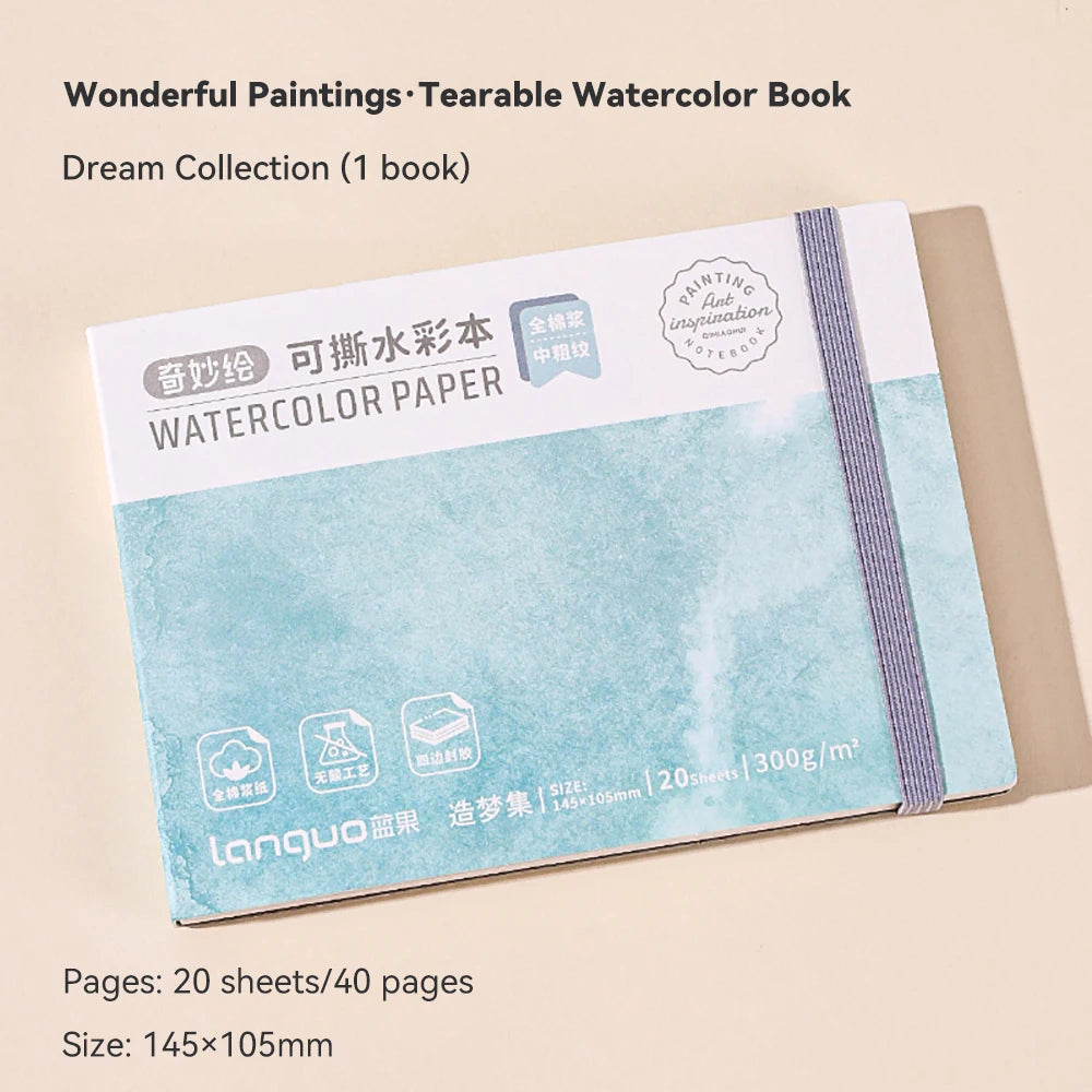 Creative Drawing Notebook Tearable Multiple Specifications Sketchbook Graffiti Painting Book Travel Watercolor Book Art Supplies