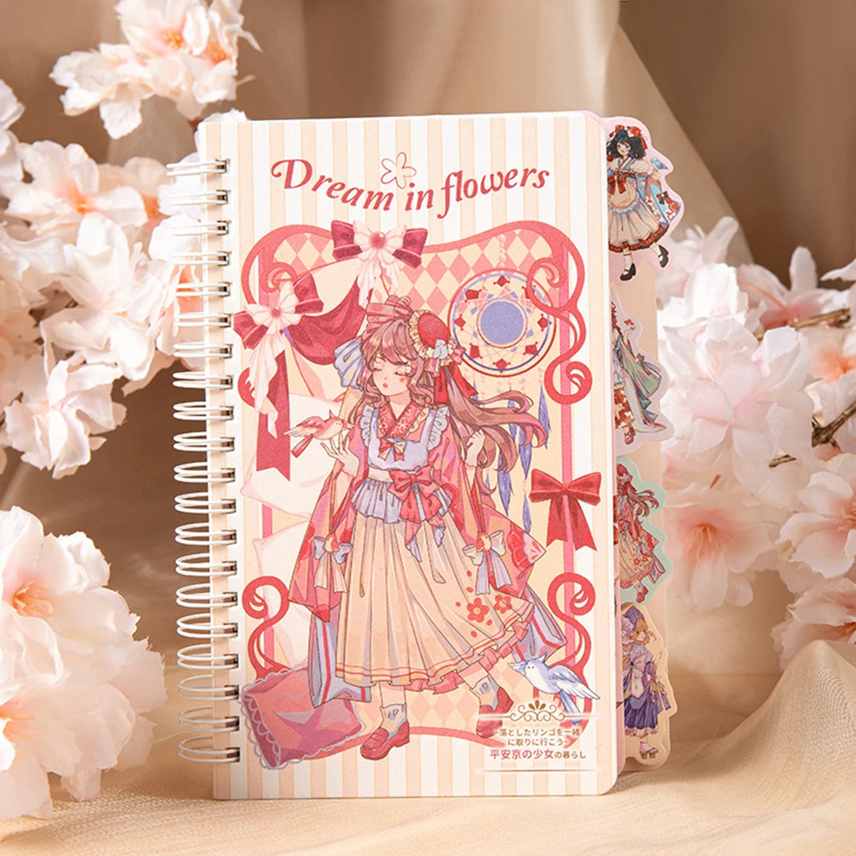 A5 Coil Book Bronzing Cover Anime Characters Kawaii Journal Notebook Writing Pads Korean Stationery for Students School Supplies