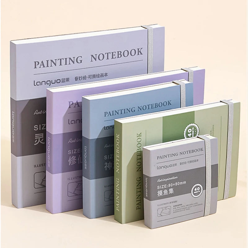 Creative Drawing Notebook Tearable Multiple Specifications Sketchbook Graffiti Painting Book Travel Watercolor Book Art Supplies