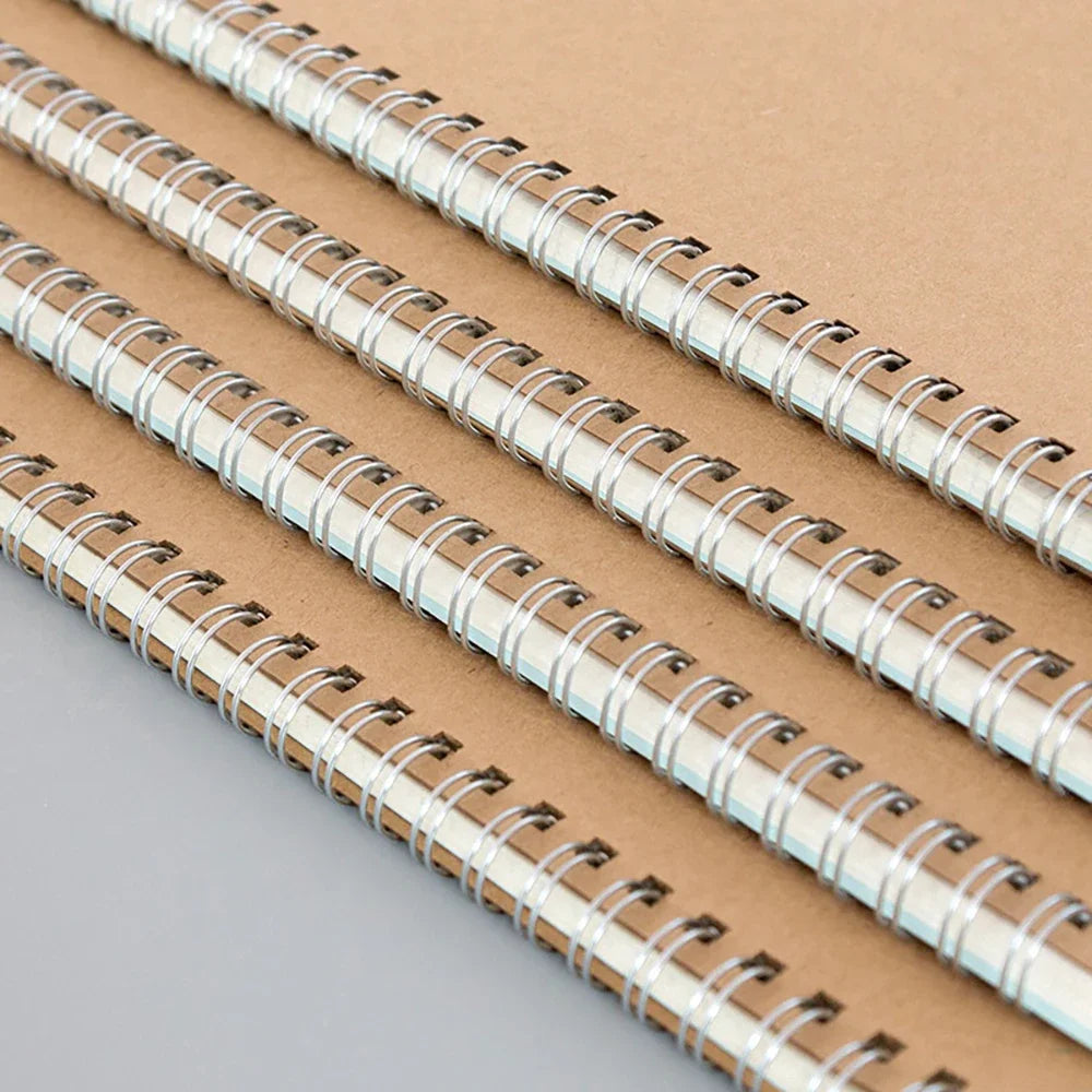 A4/A5/A6 Card Cover Note Book Dotted Grid Blank Student Daily Writing Plan Book Office Supplies Stationery Note Book