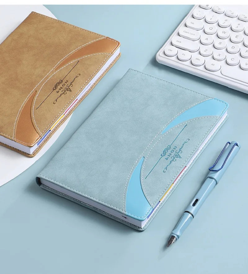 2024 Spanish English Calendar Notepad A5 365 Day Daily Plan Notebook Weekly Monthly Diary Organizer Agenda Planner Journal Book