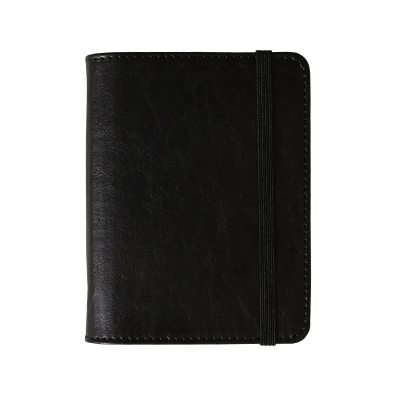 Mini A8 binder notebook loose-leaf soft leather M5 notepad portable pocket notebook ,with 40 blank inner pages