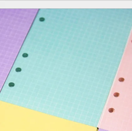 A5 A6 Macaroon Laser Color Crocodile Pattern DIY Binder Notebook Cover Diary Agenda Planner Paper Cover School Stationery