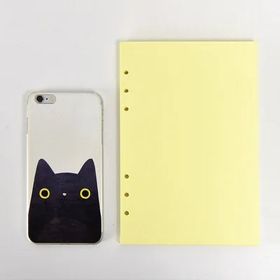 A5 A6 Macaroon Laser Color Crocodile Pattern DIY Binder Notebook Cover Diary Agenda Planner Paper Cover School Stationery