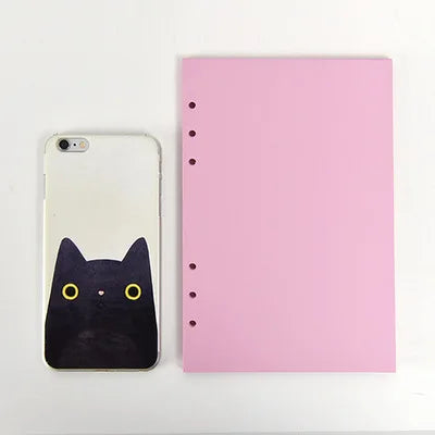 A5 A6 Macaroon Laser Color Crocodile Pattern DIY Binder Notebook Cover Diary Agenda Planner Paper Cover School Stationery