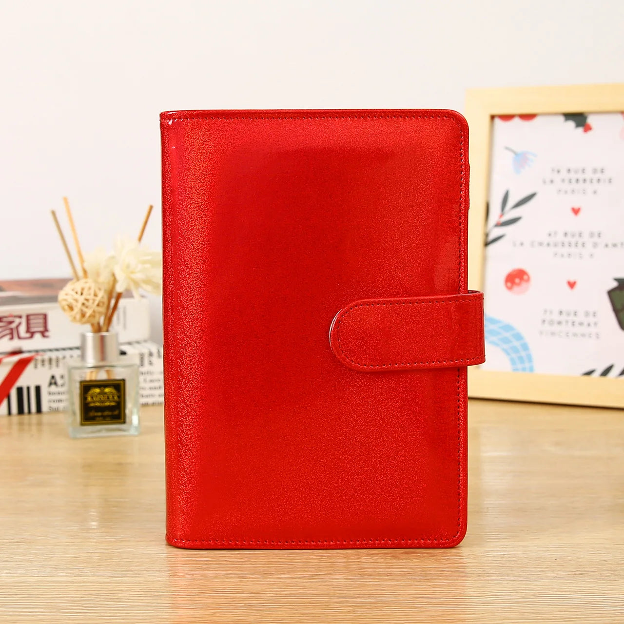 A5 A6 Macaroon Laser Color Crocodile Pattern DIY Binder Notebook Cover Diary Agenda Planner Paper Cover School Stationery