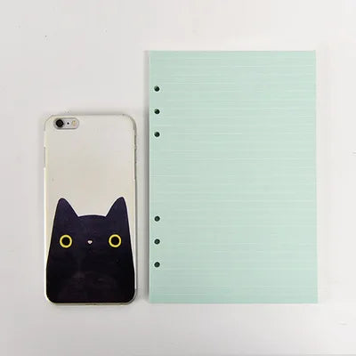 A5 A6 Macaroon Laser Color Crocodile Pattern DIY Binder Notebook Cover Diary Agenda Planner Paper Cover School Stationery