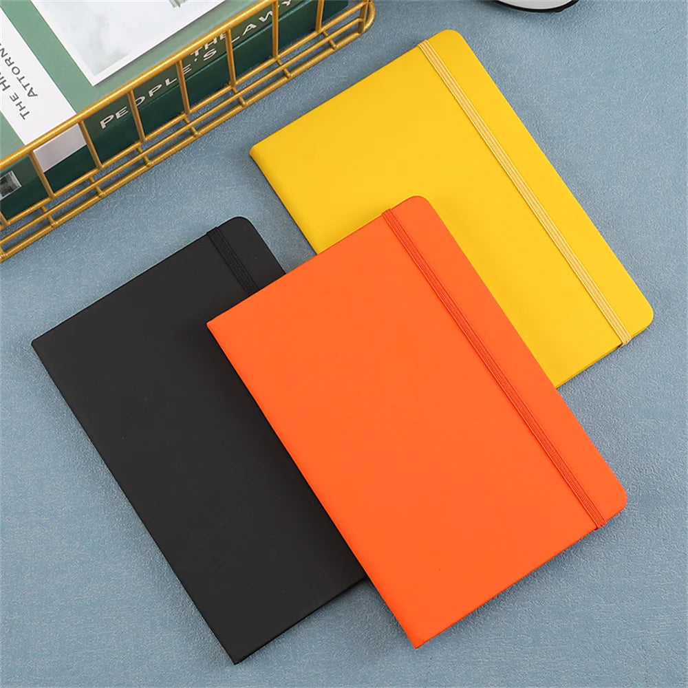 Minimalist Portable Pocket Notebook A6 Lined Blank Diary Plan Diary Notebook Stationery Office School Supplies Paper Thick