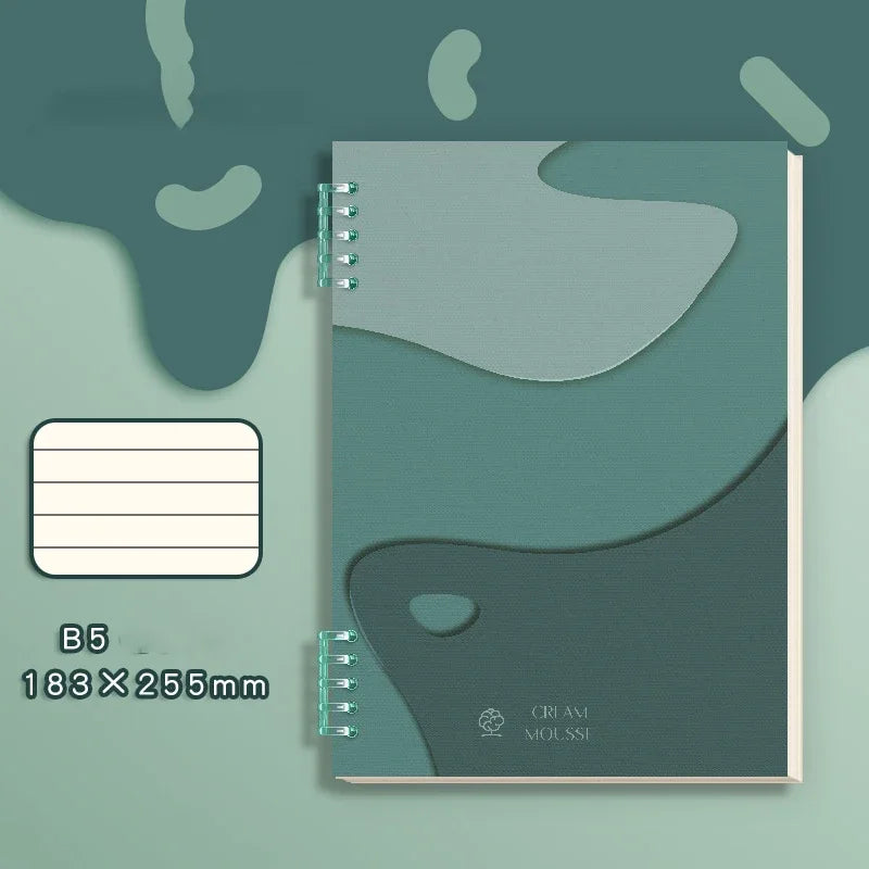 Spiral Notebook Aesthetic Notebook A5 College Ruled Notebook120 Pages 60 Sheets Notebooks for School Cute Notebook