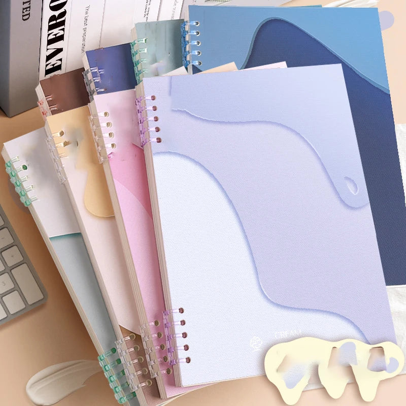 Spiral Notebook Aesthetic Notebook A5 College Ruled Notebook120 Pages 60 Sheets Notebooks for School Cute Notebook