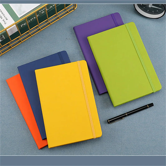 Minimalist Portable Pocket Notebook A6 Lined Blank Diary Plan Diary Notebook Stationery Office School Supplies Paper Thick