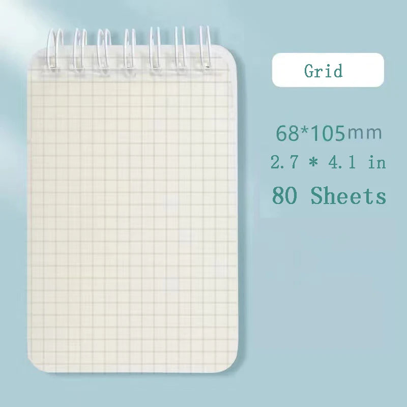 A7 Mini Notebook Portable Pocket Memo Simple Small Notepad Coil Booklet Office Stationery