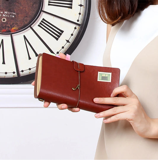 Portable Students School Writing Kraft Paper Notebook Retro Travel Diary Outdoor Journal Planner Agenda Hand Account Present