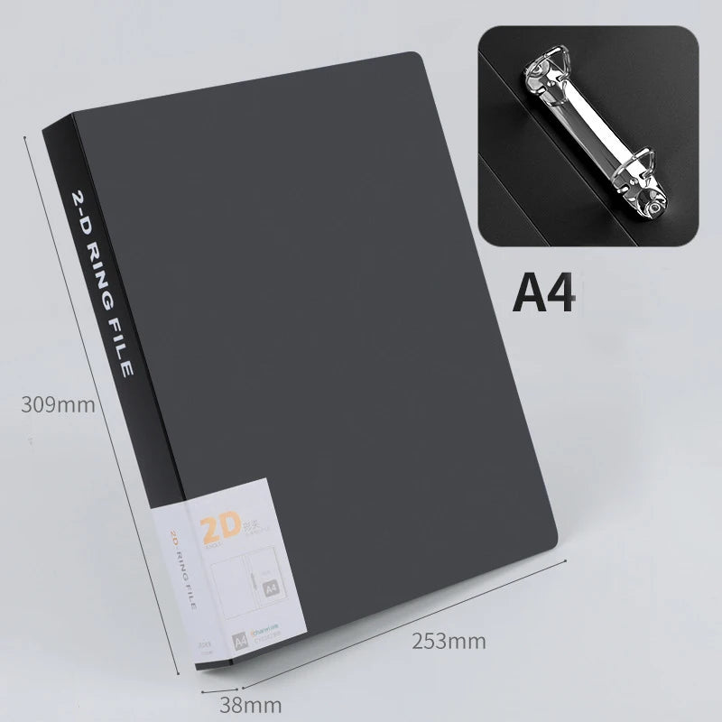 New Refill Binder Notebook A5 Loose Leaf Refillable Replaceable Metal Ring Planner Notebook Stationery School Office Supplies