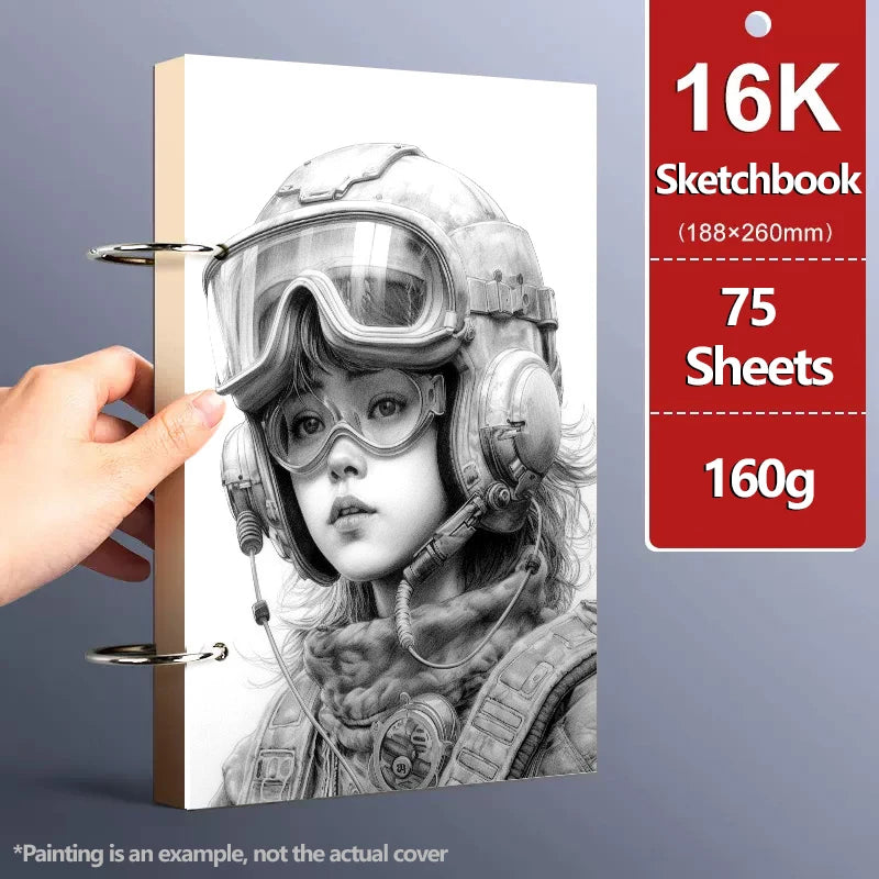 A4/A5/8K/16K/32K Sketchbook Detachable Think Paper Notebook for Painting DIY Creative Pratice Drawing Book Art School Supplies