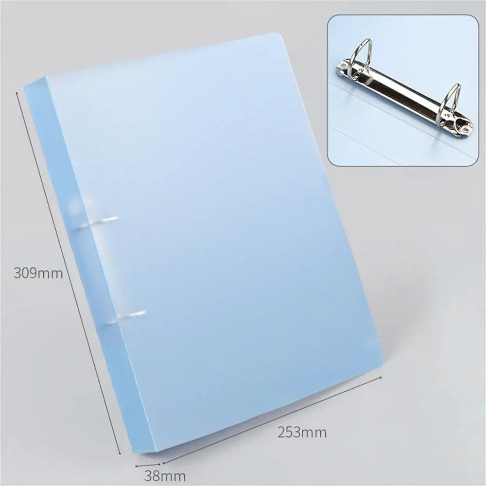 New Refill Binder Notebook A5 Loose Leaf Refillable Replaceable Metal Ring Planner Notebook Stationery School Office Supplies
