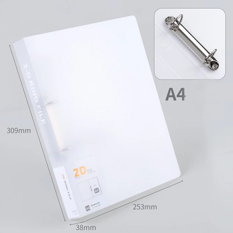 New Refill Binder Notebook A5 Loose Leaf Refillable Replaceable Metal Ring Planner Notebook Stationery School Office Supplies