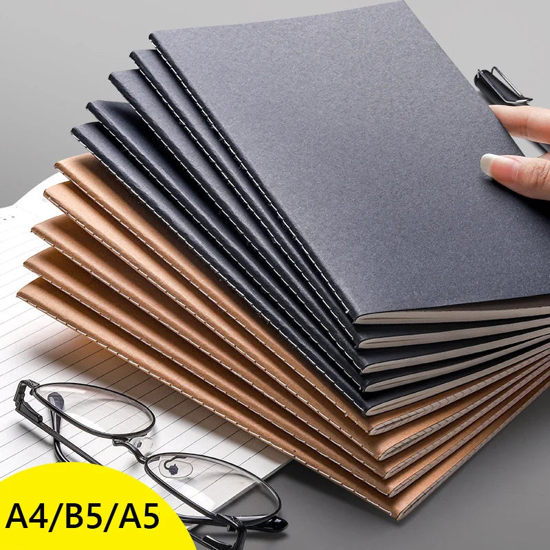 A4/A5/B5 Sketchbook Diary For Drawing Painting Graffiti Sketch Book Blank Grid Line Notepad Notebook Stationery School Supplies
