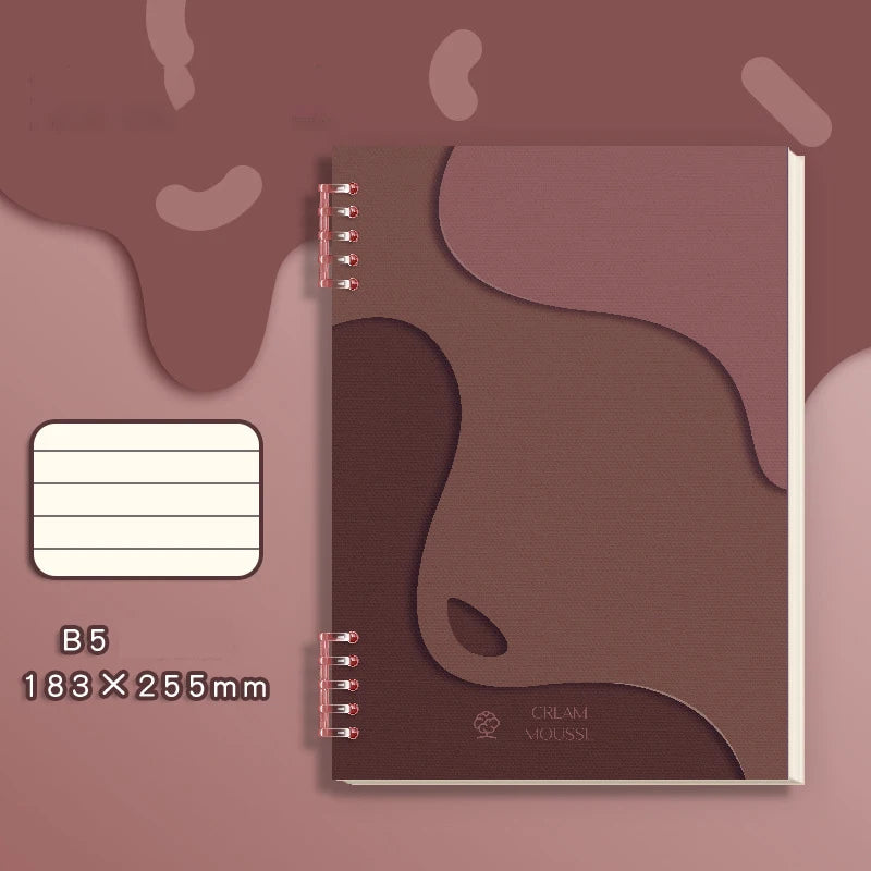 Spiral Notebook Aesthetic Notebook A5 College Ruled Notebook120 Pages 60 Sheets Notebooks for School Cute Notebook