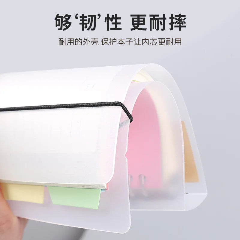 New Refill Binder Notebook A5 Loose Leaf Refillable Replaceable Metal Ring Planner Notebook Stationery School Office Supplies