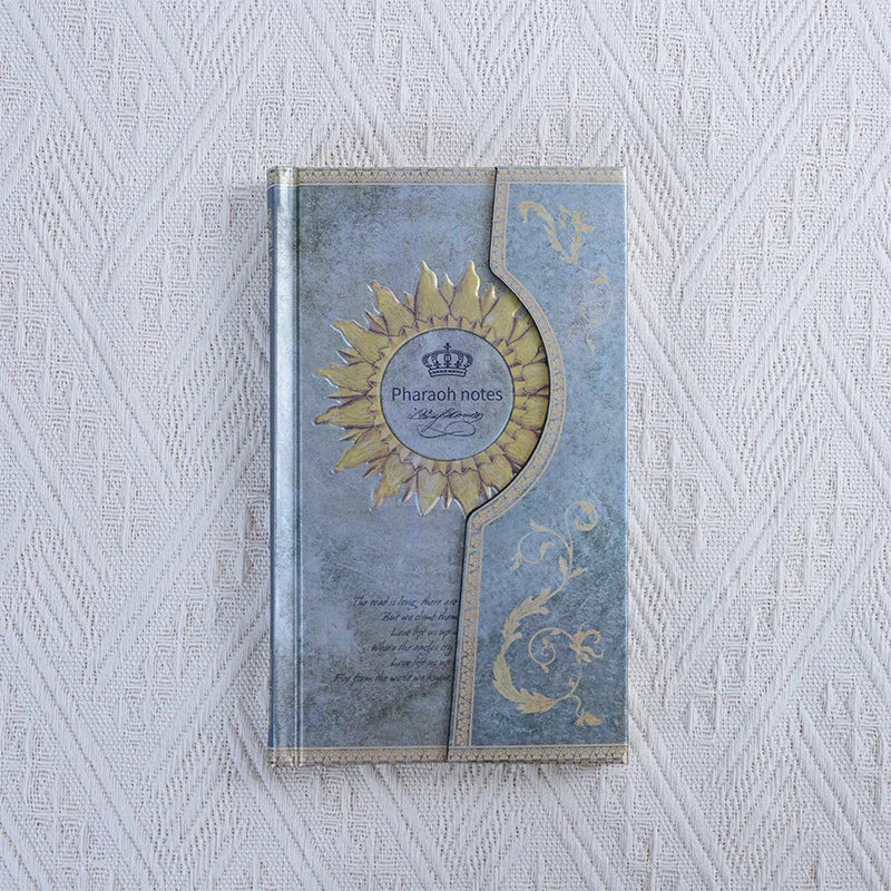 Retro Magic Notebook Magnetic Buckle Classic Design Color Page Illustration European Hardcover Diary Student Notepad