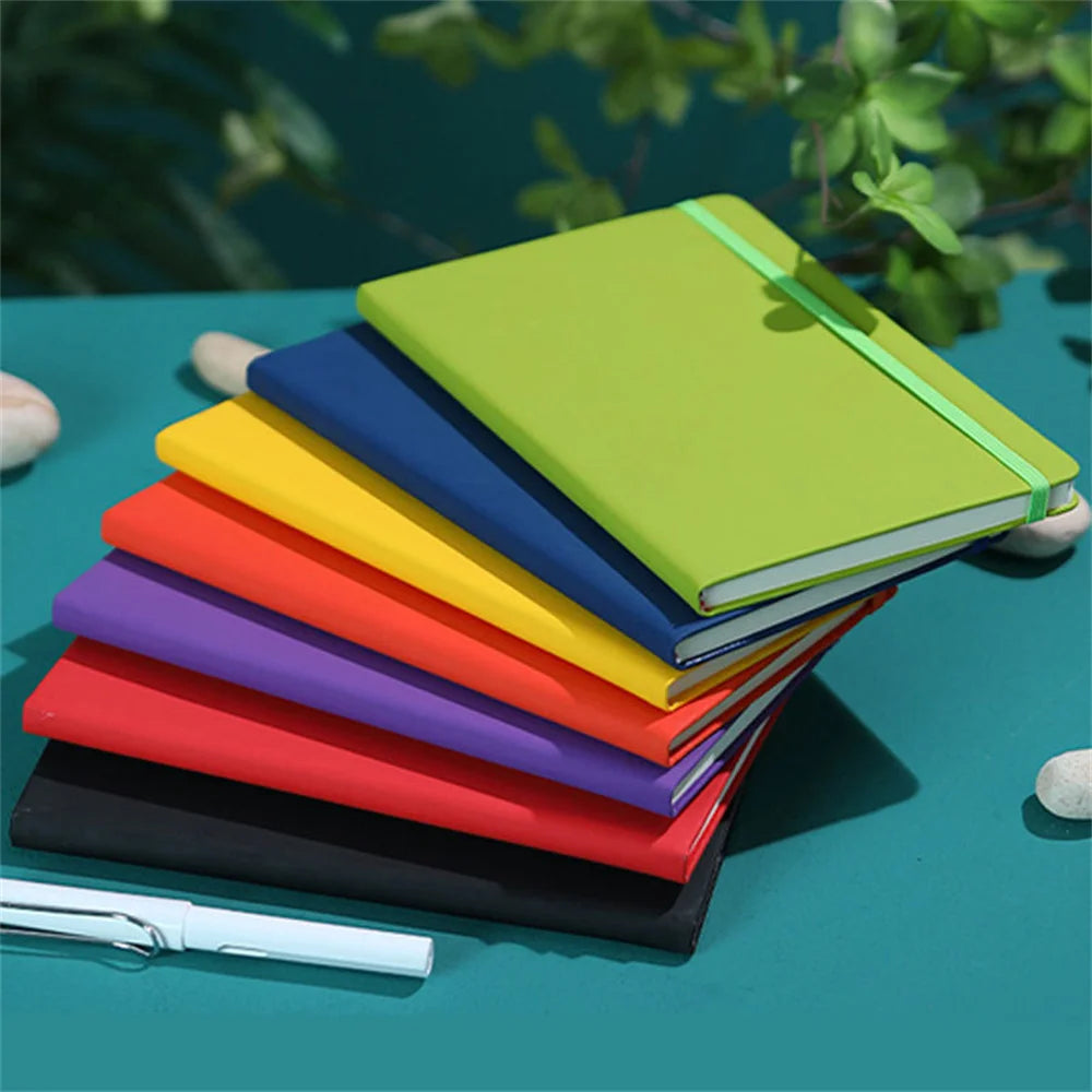 Minimalist Portable Pocket Notebook A6 Lined Blank Diary Plan Diary Notebook Stationery Office School Supplies Paper Thick