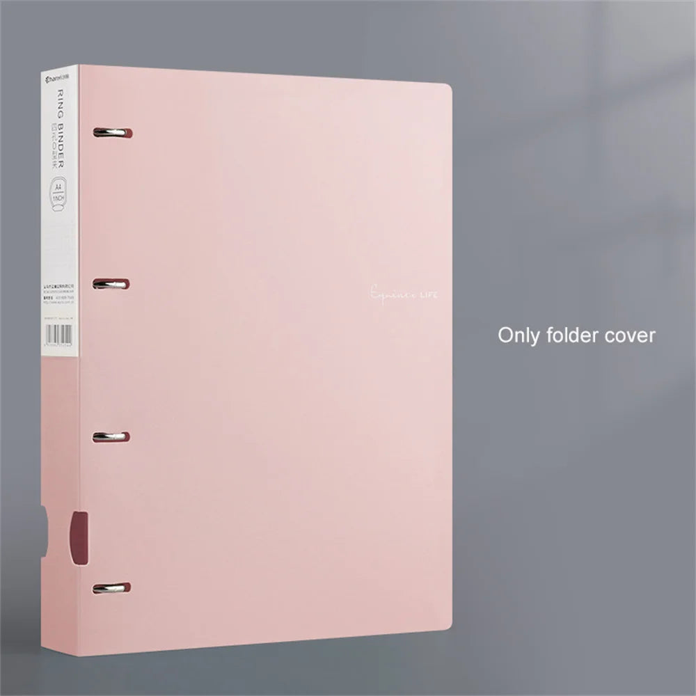 New Refill Binder Notebook A5 Loose Leaf Refillable Replaceable Metal Ring Planner Notebook Stationery School Office Supplies