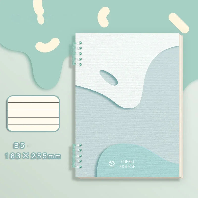 Spiral Notebook Aesthetic Notebook A5 College Ruled Notebook120 Pages 60 Sheets Notebooks for School Cute Notebook