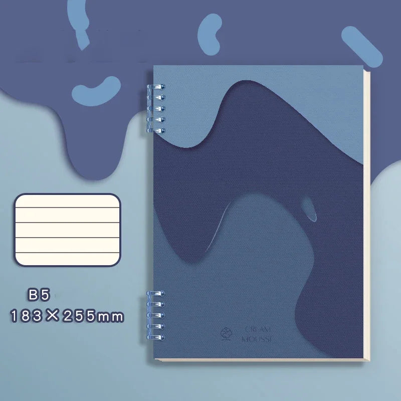 Spiral Notebook Aesthetic Notebook A5 College Ruled Notebook120 Pages 60 Sheets Notebooks for School Cute Notebook