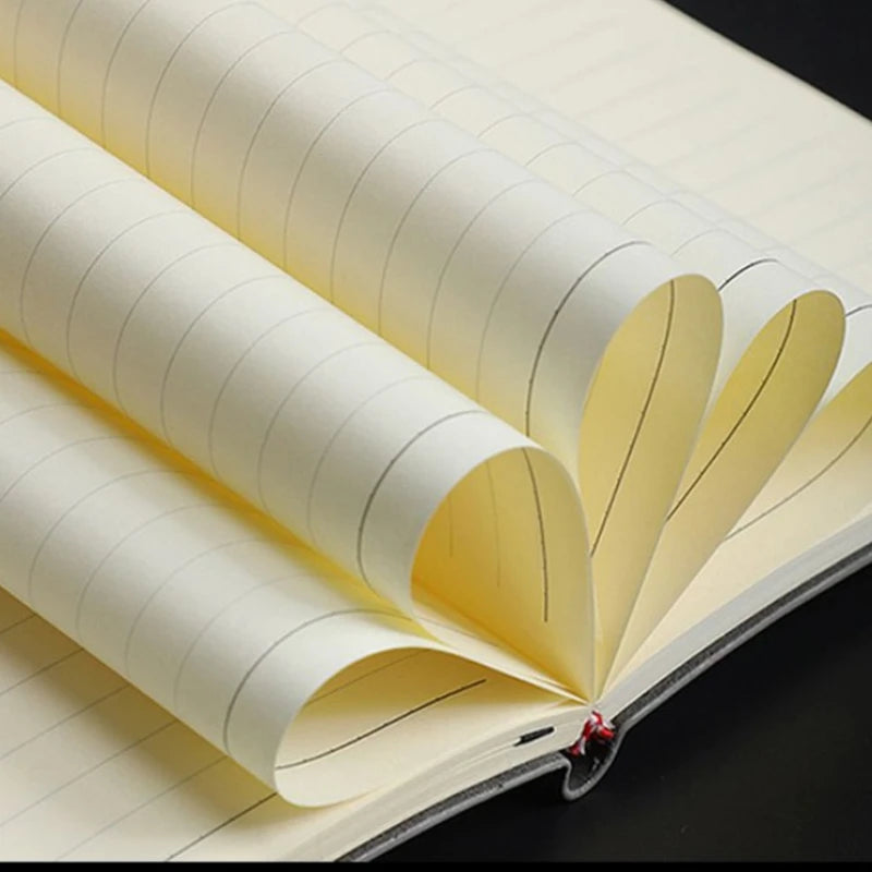 New A5/A6 Notebook Business Sheepin Notepad Lined Daily Office Notebook Journal Stationery 160pages/240pages