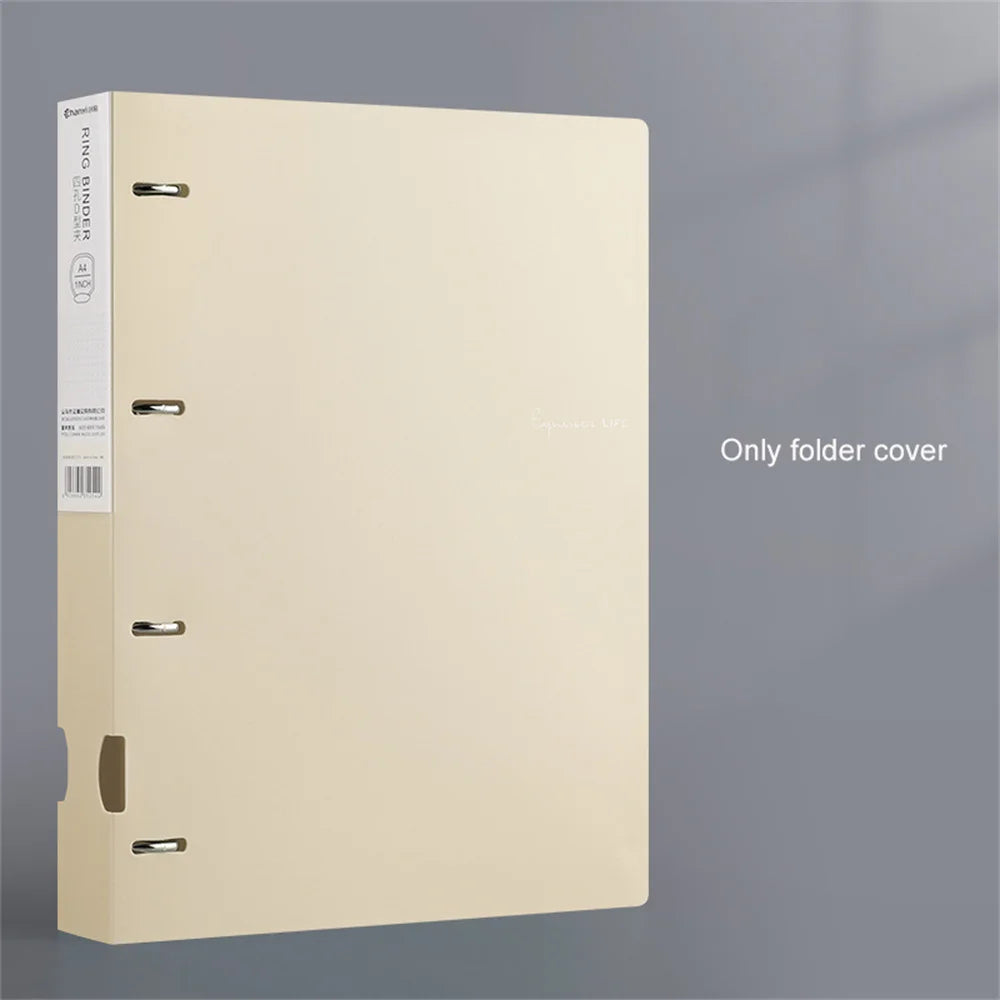 New Refill Binder Notebook A5 Loose Leaf Refillable Replaceable Metal Ring Planner Notebook Stationery School Office Supplies