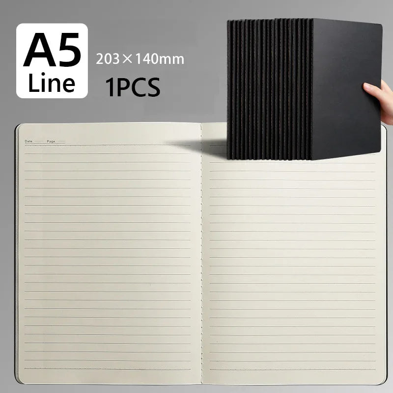 A4/A5/B5 Sketchbook Diary For Drawing Painting Graffiti Sketch Book Blank Grid Line Notepad Notebook Stationery School Supplies