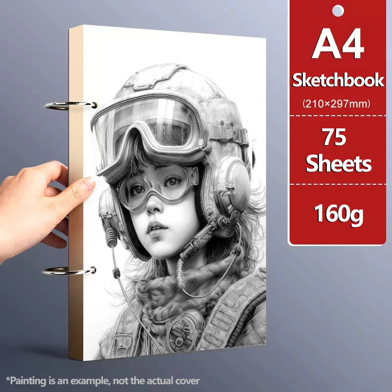 A4/A5/8K/16K/32K Sketchbook Detachable Think Paper Notebook for Painting DIY Creative Pratice Drawing Book Art School Supplies