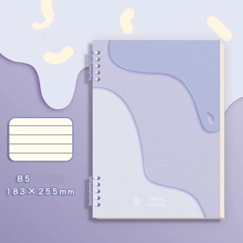 Spiral Notebook Aesthetic Notebook A5 College Ruled Notebook120 Pages 60 Sheets Notebooks for School Cute Notebook
