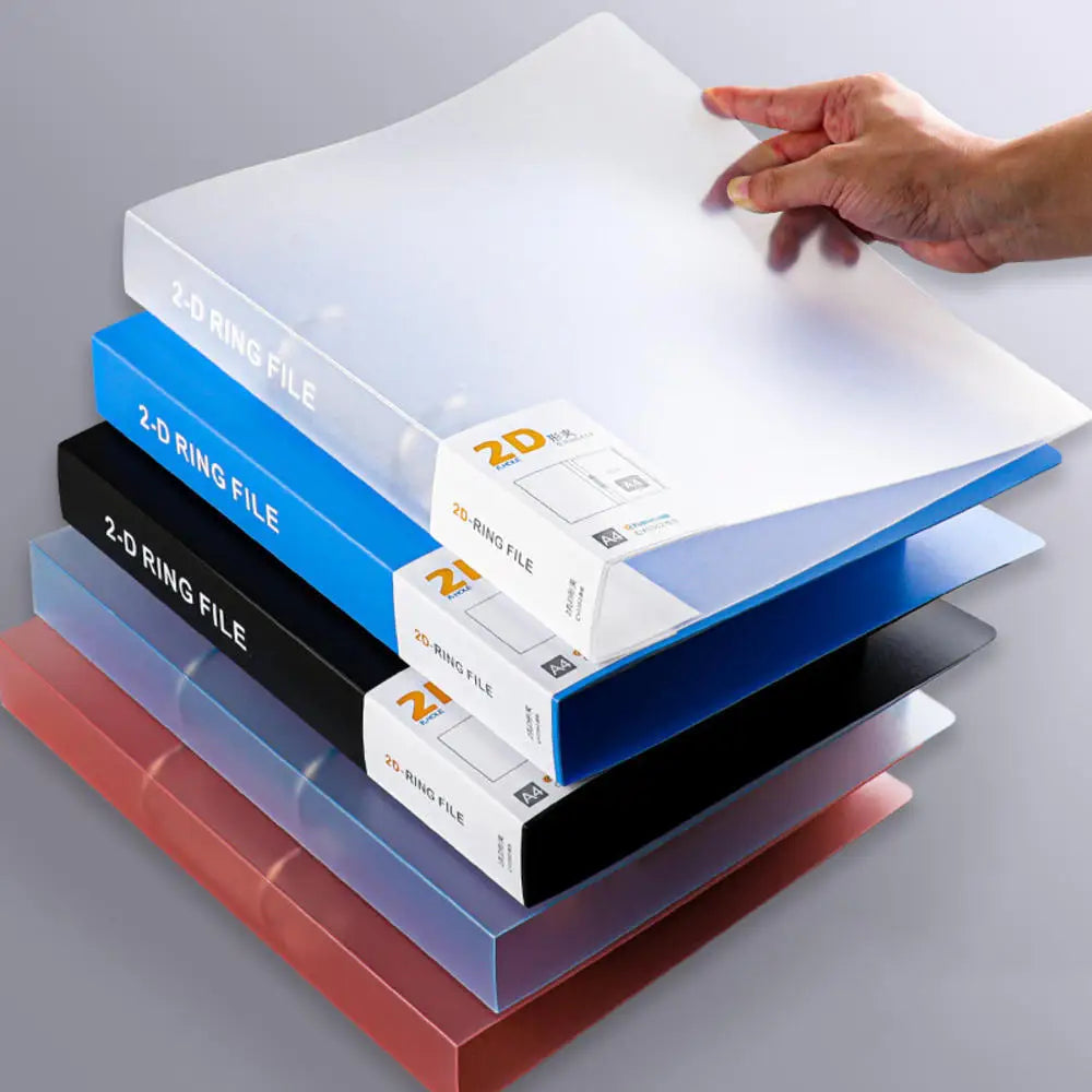 New Refill Binder Notebook A5 Loose Leaf Refillable Replaceable Metal Ring Planner Notebook Stationery School Office Supplies
