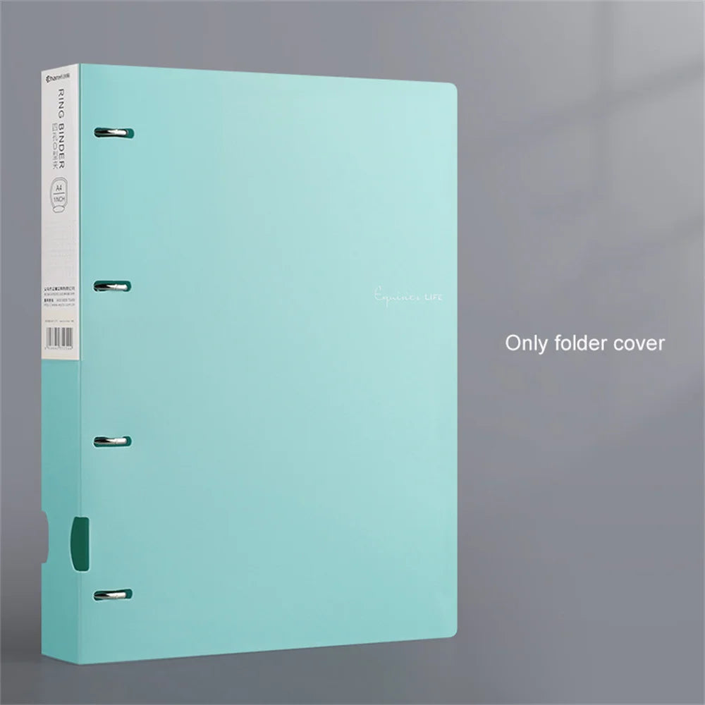 New Refill Binder Notebook A5 Loose Leaf Refillable Replaceable Metal Ring Planner Notebook Stationery School Office Supplies