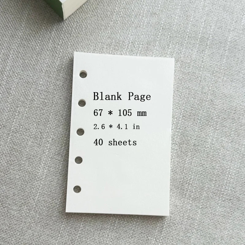 M5 Binder Mini Notebook Multifunction Wallet Card Holder Portable Soft Leather Small Notepad,with 40 inner pages