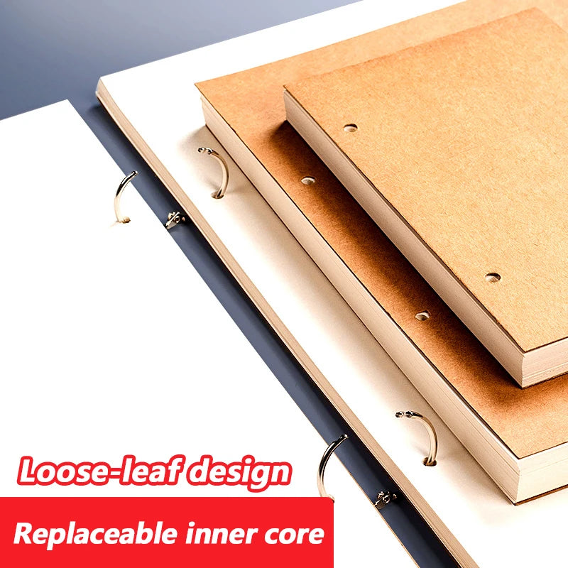 A4/A5/8K/16K/32K Sketchbook Detachable Think Paper Notebook for Painting DIY Creative Pratice Drawing Book Art School Supplies
