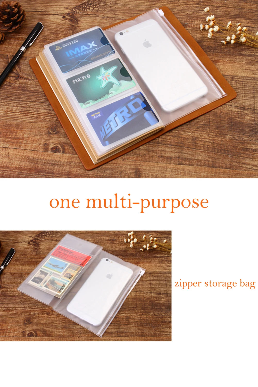 Portable Students School Writing Kraft Paper Notebook Retro Travel Diary Outdoor Journal Planner Agenda Hand Account Present