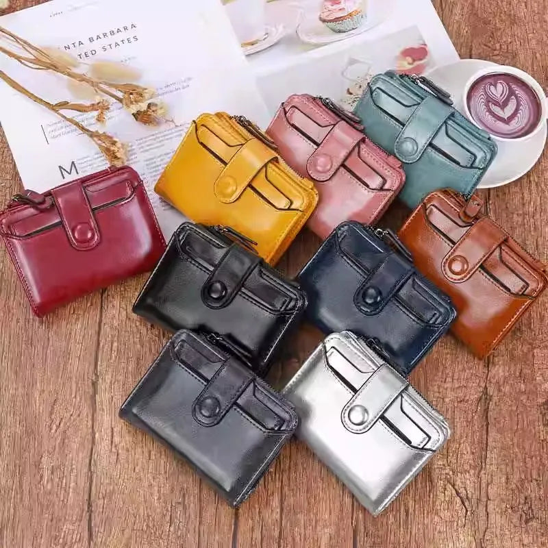 M5 Binder Mini Notebook Multifunction Wallet Card Holder Portable Soft Leather Small Notepad,with 40 inner pages