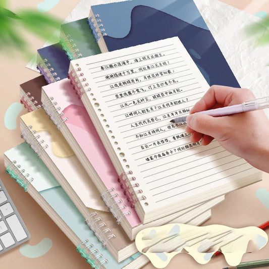 Spiral Notebook Aesthetic Notebook A5 College Ruled Notebook120 Pages 60 Sheets Notebooks for School Cute Notebook
