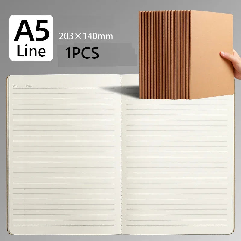 A4/A5/B5 Sketchbook Diary For Drawing Painting Graffiti Sketch Book Blank Grid Line Notepad Notebook Stationery School Supplies