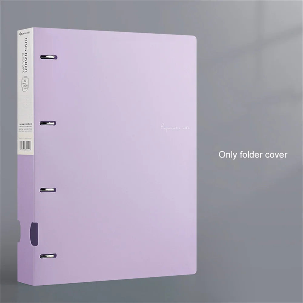 New Refill Binder Notebook A5 Loose Leaf Refillable Replaceable Metal Ring Planner Notebook Stationery School Office Supplies