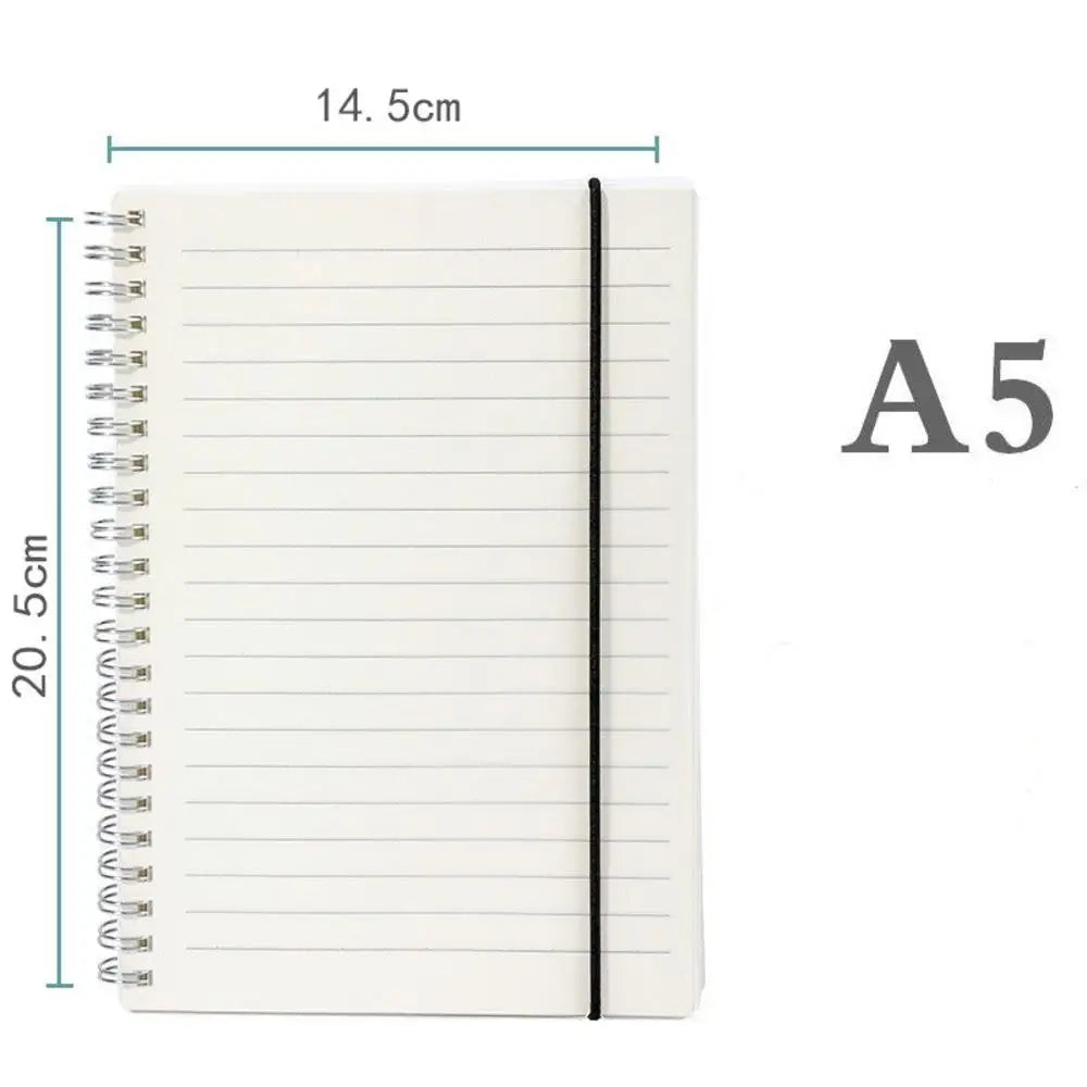 New Refill Binder Notebook A5 Loose Leaf Refillable Replaceable Metal Ring Planner Notebook Stationery School Office Supplies